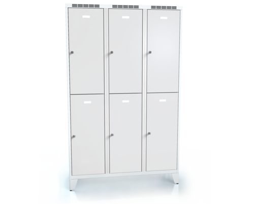  Divided cloakroom locker ALSIN with feet 1920 x 1200 x 500